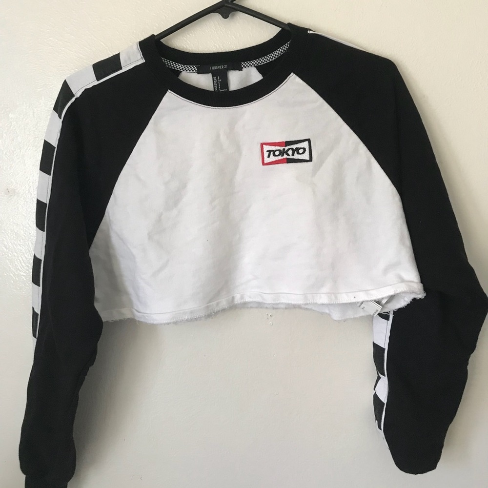 “Tokyo” Checkered Crop Top
